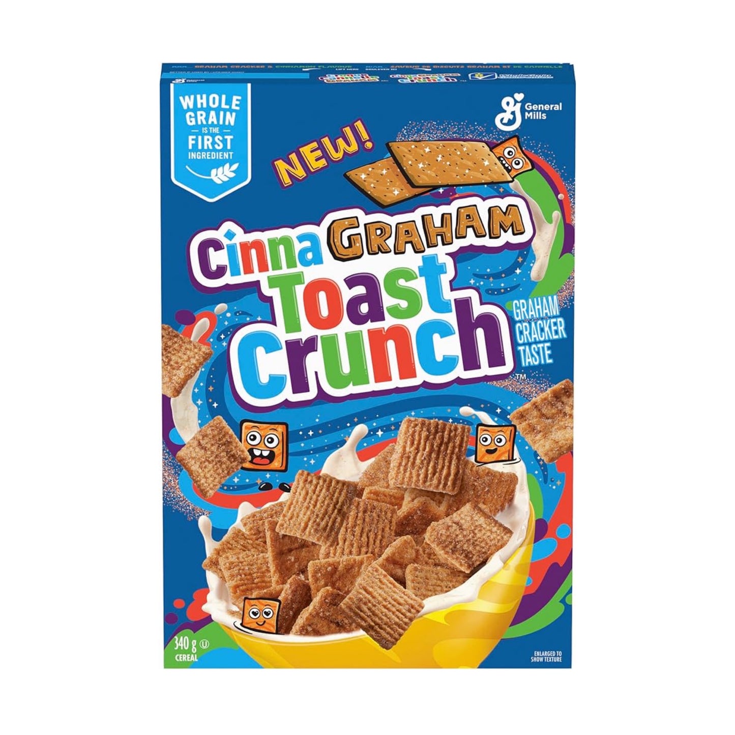 Cinnagraham Toast Crunch Cereal 340g