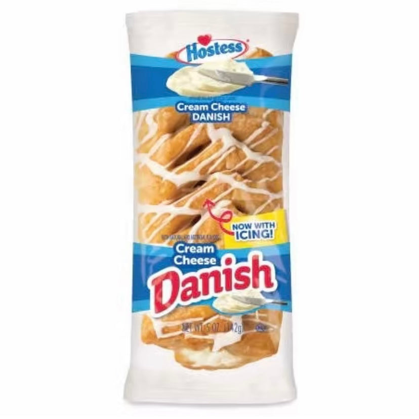 Hostess Iced Cream Cheese Danish Pastry 142g