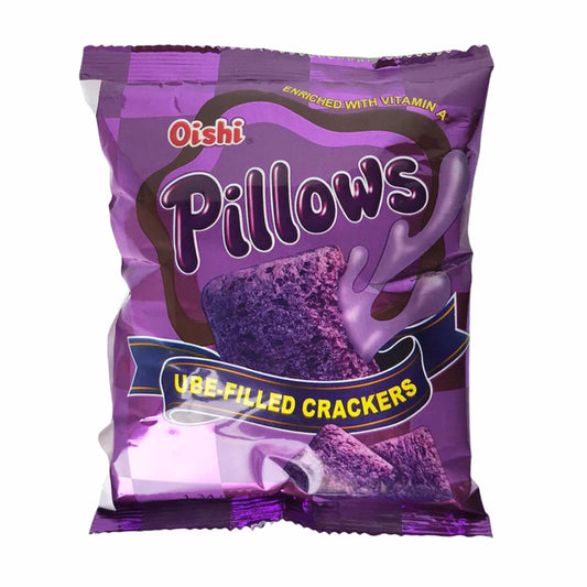 Oishi pillows ube filled crackers 38g (Philippines)