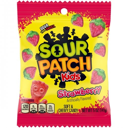 Sour Patch Kids strawberry peg bag 141g (USA)