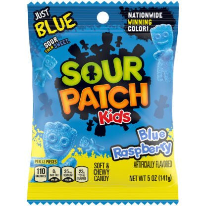 Sour Patch Kids blue raspberry peg bag 141g (USA)